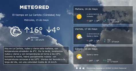 el tiempo en la carlota cordoba|El Tiempo en La Carlota, Córdoba